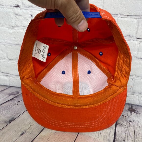 Dragon Ball Z Baseball Hat Cap Snap Back Youth Size Small Orange Anime Cartoon - Picture 7 of 9